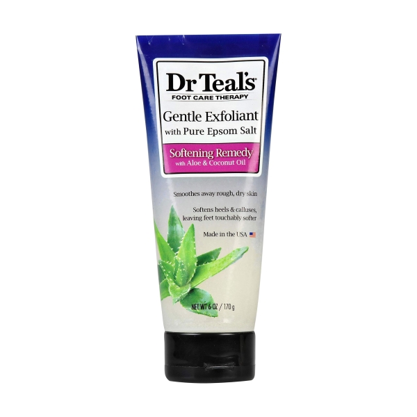  Dr. Teals Foot Scrub With Aloevera & Coconut Oil 6 Oz.