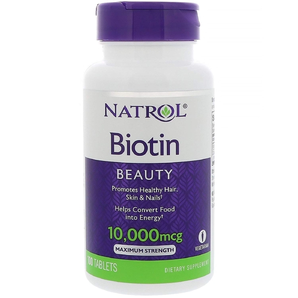  Natrol Biotin Beauty 100 tablets 10000 mcg 