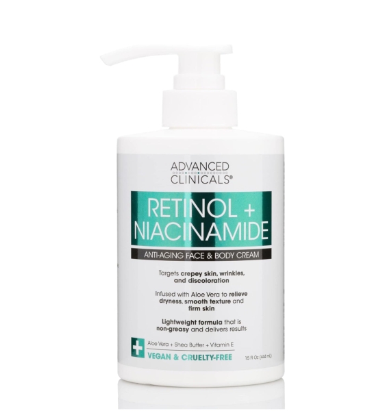Advanced Clinicals Retinol + Niacinamide Cream
