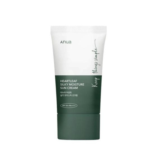 Anua Heartleaf Silky Moisture Sun Cream 
