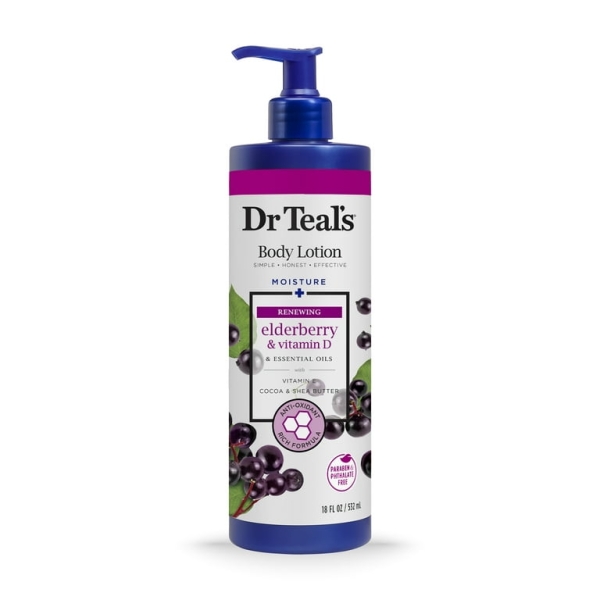 Dr Teal's Body Lotion, Elderberry & Vitamin D