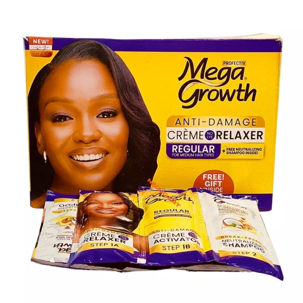 Mega Growth No Lye Relaxer (6 Packs)