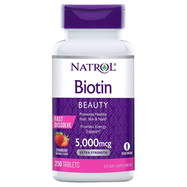 Natrol Biotin Beauty 5000mcg (250 Tablets)