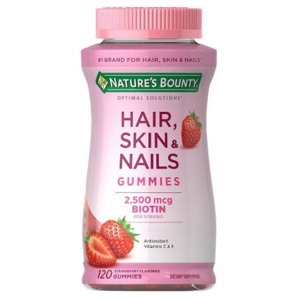 Nature’s Hair Skin and Nails Gummies 120 count