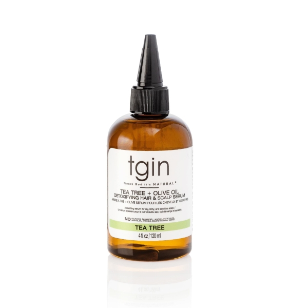 TGIN Tea Tree +Olive Oil Detoxifying Hair & scalp Serum 